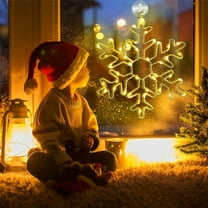 Gnmfd Christmas Snowflake String Lights Indoor Decoration LED Wrought Iron Lights for Bedroom, Bar, Window, Holiday Party, Winter Wonderland Decor, Tabletop, Wall, Xmas Home Lighting