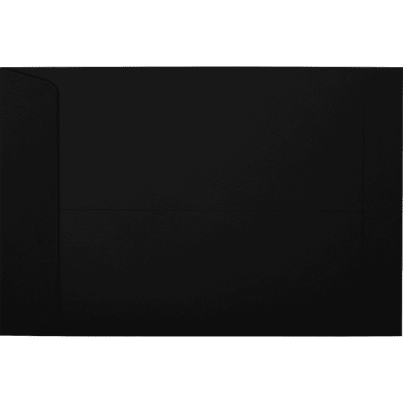 LUXPaper 6 x 9 Open End Envelopes, Midnight Black, 500/Pack