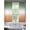 White Sage Green, variant on Black Grey Ombre Sheer Curtains 45 Inch Length 2 Panels Set, Contemporary Abstract Gradient Voile Window Treatment Rod Pocket Small Kitchen Curtains Drapes for Bedroom 52"x45"x2