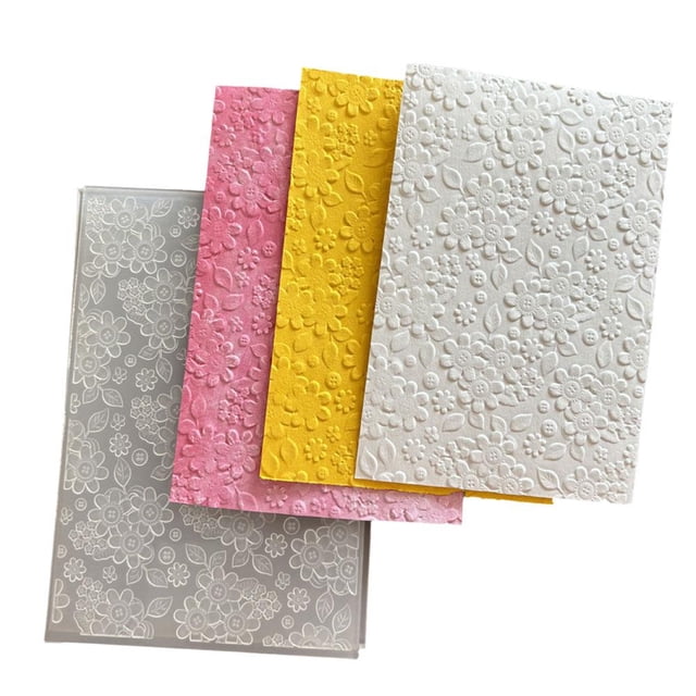 3D Textured Tree Plastic Embossing Folders,Forest Tree Embossing Folders,Tree Impressions Textured Folders Plastic Embossing