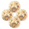 thumbnail image 2 of 15.4" Round Placemat Set of 4 Polyester Fabric Place Mats Non-Slip Dining Kitchen Table Mats for Kitchen Party Decor Bears Are Eating Honey, 2 of 5
