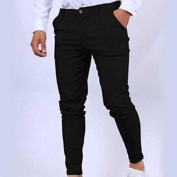 Men Pants Men's Summer Straight Leg Daily Thin Casual Business Pants Work Pants for Men,Mens Dress Pants Mens Work Pants Mens Stretch Pants Sweat Pants for Men