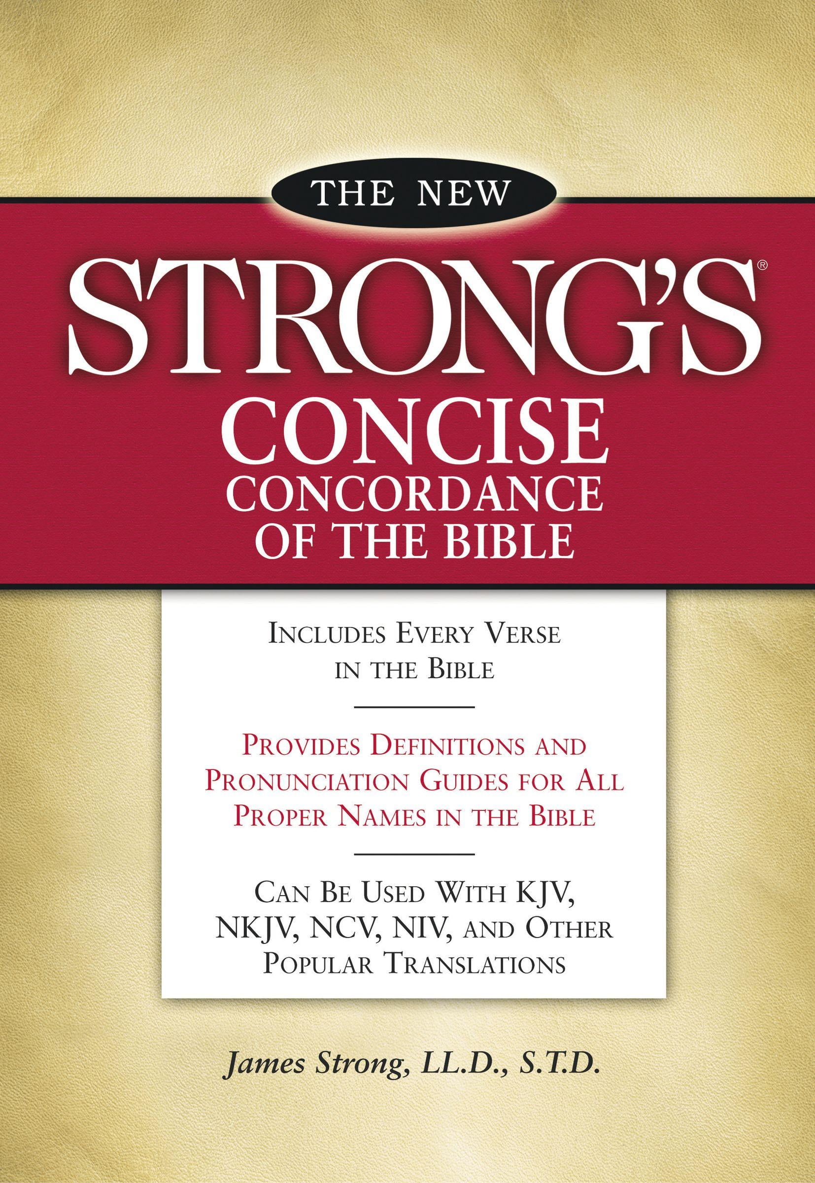 New Strong's Concise Concordance of the Bible (Paperback)