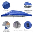 thumbnail image 4 of InstaHibit 9.6*19.1Ft Replacement Canopy Top Cover UV Protection  for Patio Outdoor Yard Home Camping Party 20x10Ft, 4 of 11