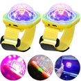 thumbnail image 2 of 2Pc USB Mini Pulsera Disco Ball Luces Juguete 400mAh para Fiesta Baile () Amarillo, 2 of 2