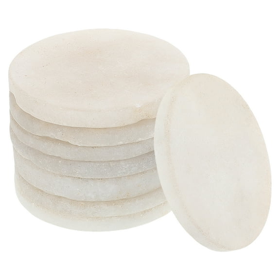 HOMEMAXS White Smooth Stones for Rock Painting Crafts with Flat Surface 8pcs Ideal for DIY Projects and Kids Art Activities
