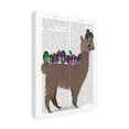 thumbnail image 2 of Fab Funky 'Llama Owls Full Book Print' Canvas Art, 2 of 3