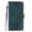 Green, variant on Wallet Case for ZTE Blade A56 with Card Holder, Cash Pocket, Kickstand, Magnetic Clasp & Wrist Strap, Geometric Texture Folio Cover Brown