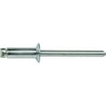 thumbnail image 3 of Steel Pop Rivets 1/8" x 3/8" Flat Countersunk Head Blind 4-6 Gap .313" - .375" Quantity 100 By Fastenere, 3 of 4