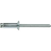 Fastenere Pop Rivets - 5/32 x 1/4 (100 pcs) Heavy Duty, Open-End, Aluminum, Dome-Head Blind Rivets, Corrosion-Resistant & High Shear Strength, 5-4 Gap .188 - .250