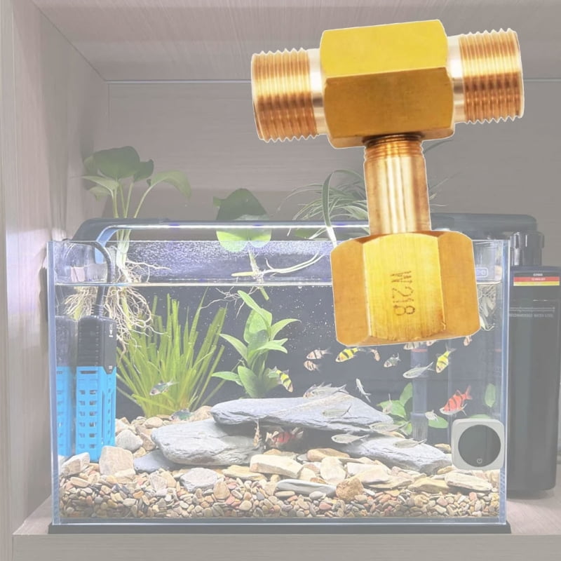 Aquarium CO2 Gas Control Regulator Bubble Counter Resistant Copper