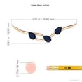 thumbnail image 4 of ANGARA Natural Pear-Shaped Sapphire Tree Branch Pendant in 14K Rose Gold for Women (Size-5x3mm) | September Birthstone, Birthday, Anniversary, Jewelry Gift for Women | Natural Blue Sapphire Necklace, 4 of 8