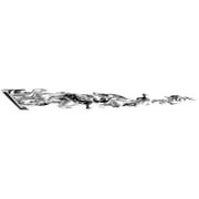Auto Drive Illusions Auto Body Flame Graphic Vent, 2 Piece