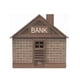 thumbnail image 1 of Tarro de almacenamiento de dinero con contador de calidad de casa de madera, artesanías de madera, 1 of 6