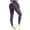 Purple, variant on AGWOLF High Waisted Leggings for Women Soft Athletic Tummy Control Pants Full Length Capri Buttery Soft Yoga Pants Gym Workout Leggings Running Hiking Pants