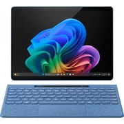 Microsoft Surface Pro Copilot+ PC Touchscreen 13 LCD Snapdragon X Plus 16GB RAM 512GB SSD (11th Edition) Sapphire + Microsoft Surface Pro Keyboard for Pro (11th Edition), for Pro 9, and Pro 8 Black