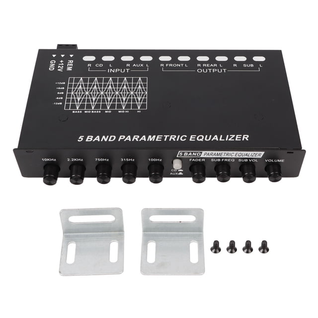Ecualizador gráfico EQ de 5 bandas ecualizador estéreo de alto rendimiento para coche con de sonido superior para vehículo ANGGREK Otros