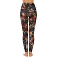 thumbnail image 5 of Color Baroque Floral Leggings Vintage Flower Romance Fitness Yoga Pants Women Push Up Retro Sports Tights Design Yoga Legging, 5 of 6