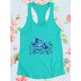 thumbnail image 3 of Wild And Free. Racerback Tank Women -Jennifer Paxton Parker Designs, Female x-Large, 3 of 4
