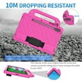 thumbnail image 5 of Galaxy Tab S6 10.5 Case, Kids Case for Galaxy Tab s6 10.5 inch - Lightweight Shockproof Protective Handle Stand Case with Shoulder Strap for Samsung Galaxy Tab s6 10.5" 2019 Model SM-T860/T865, Rose, 5 of 9