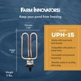 thumbnail image 3 of Farm Innovators Universal Livestock Water Tank Heater 1500W Drain Plug De-Icer, 3 of 9