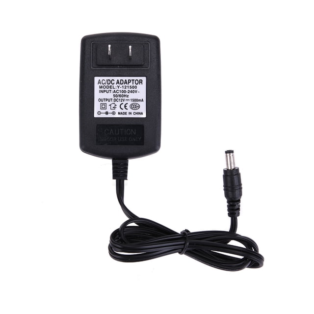 Adaptador Adaptador DC12V 1.5A Adaptador de fuente de alimentación del convertidor de CA a CC 5.5 * 2.5 mm