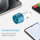thumbnail image 5 of Cargador de coche Meagoes Blue USB C 48 W 2 puertos para iPhone Samsung, 5 of 7