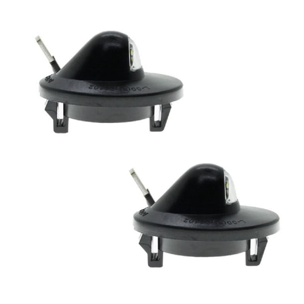 Kenally 2 piezas de luz de matrícula de coche 6000K etiqueta de temperatura de Color accesorios de lámpara reemplazo de piezas de repuesto para Bombillas para automóviles Kenally VI015270-00B