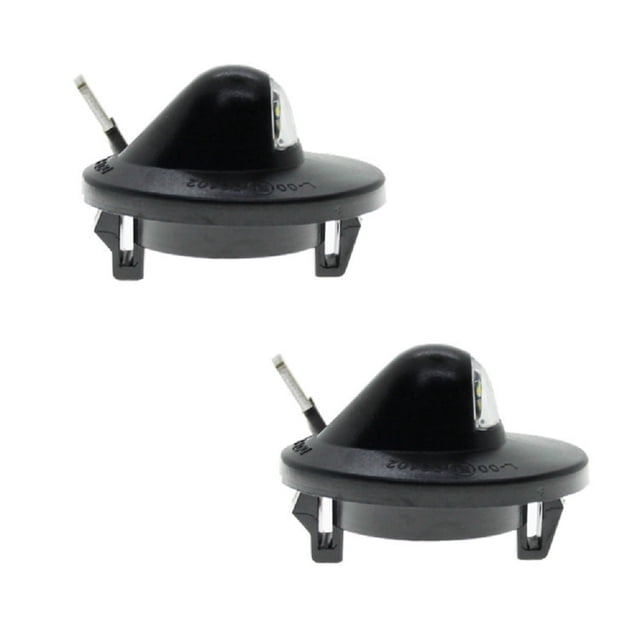 Kenally Paquete de 2 luces LED para matrícula de coche 3528SMD, temperatura de Color de 6000K, lámpara de etiqueta de 10-30V, repuesto automotriz para Bombillas para automóviles Kenally VI015270-00B