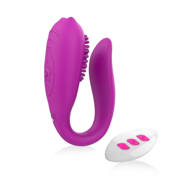 Vibrador de silicona en forma de U Vagina Estimulador de clítoris punto G Masajeador de senos 12 TFixol productos vivos