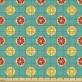 thumbnail image 2 of Lemons Fabric by the Yard Upholstery, Rhythmic Citrus Slices Pop Colorful Vibrant Pattern, Decorative Fabric for DIY and Home Accents, Seafoam Yellow by Ambesonne, 2 of 5