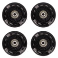 thumbnail image 2 of Ruedas De Patín, Silenciosas 4 Piezas En Línea Skate Flash Wheel Negro Para Patinar, 2 of 8