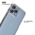 thumbnail image 4 of Case-Mate Tough Series iPhone 13 Case 6.1" - Clear - 10ft Drop Protection, Compatible with Wireless Charging - Anti Yellowing Lightweight Cover Case, Anti Scratch Technology, 4 of 5