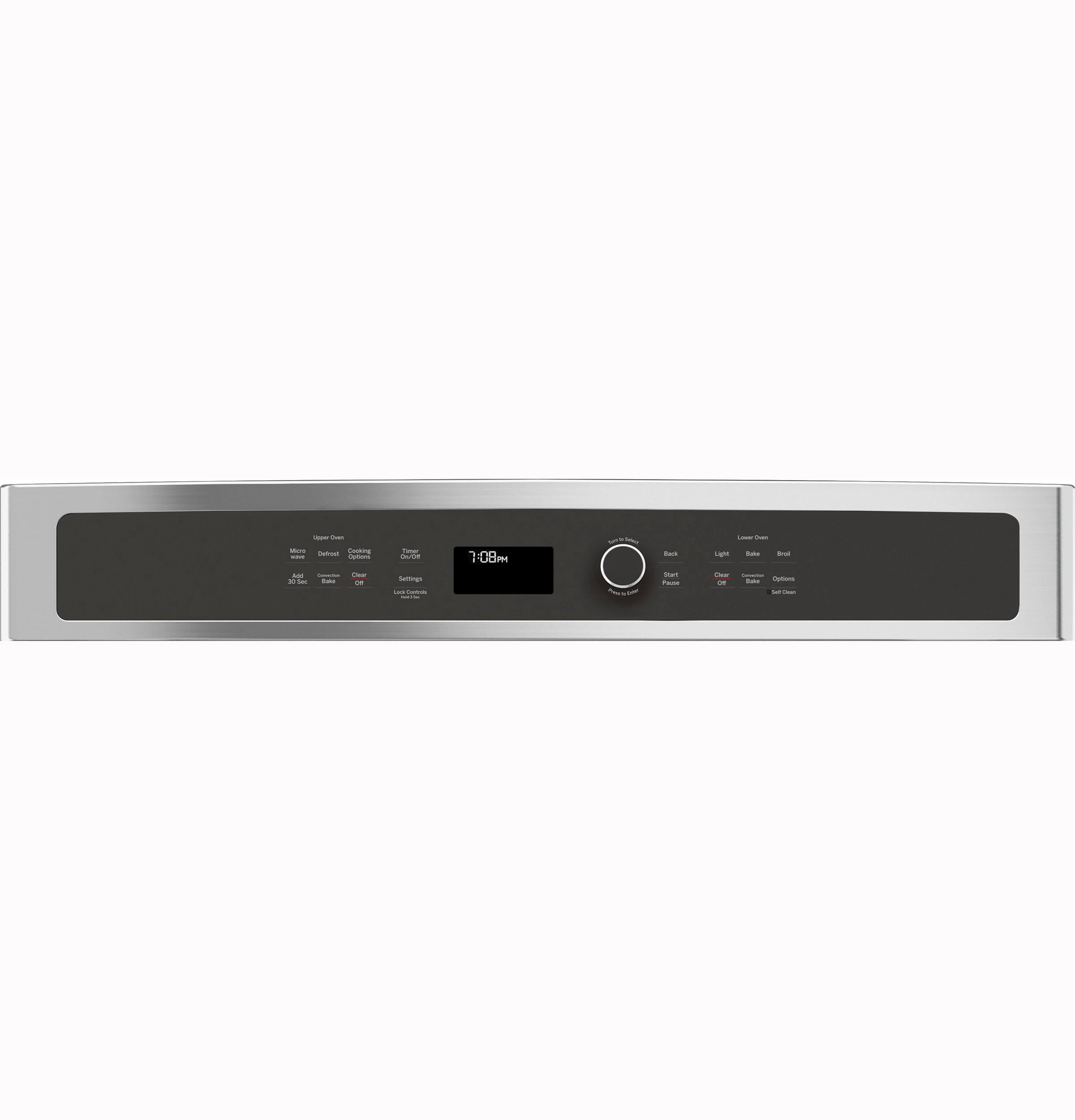 GE PK7800SKSS 27 inch Stainless Convection Wall Oven/Microwave Combination