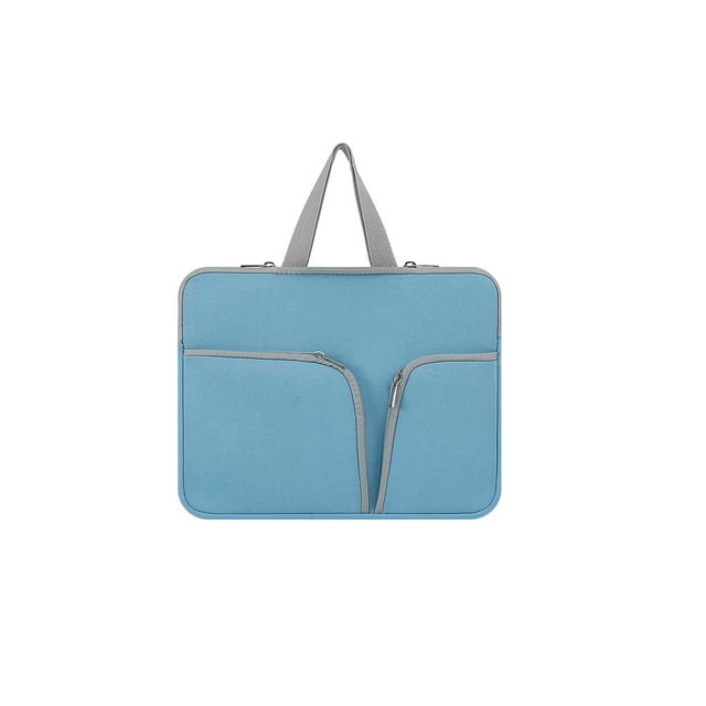 Funda para portátil Injueey con asa bolsa de transporte de viaje 13 pulgadas Azul