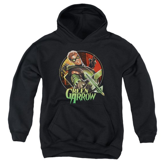 Jla - Sunset Archer - Youth Hooded Sweatshirt - Small