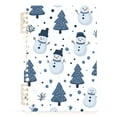 thumbnail image 7 of FORMRS 1-Subject Spiral Notebook 8" x 5" College Ruled 60 Refillable Sheet A5 Hard Cover, 2 Pack, Blue Cute Snowmen, 7 of 7