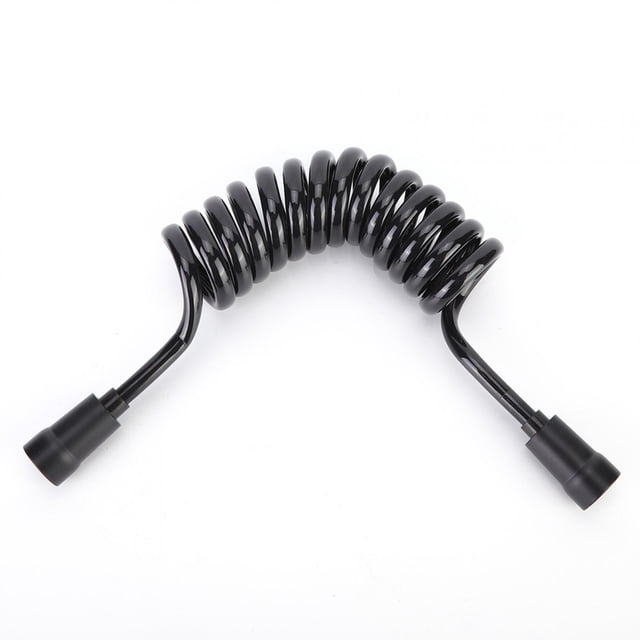 Accesorio para inodoro, baño doméstico negro, inodoro, baño, tubo de resorte, bidé, rociador, manguera, solución innovadora Jadeshay A