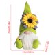 thumbnail image 5 of Gnomo de girasoles de peluche, adornos de muñeca Tomte enano elfo sin rostro (negro), 5 of 5