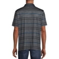 thumbnail image 5 of Ben Hogan Men's and Big Men's Short Sleeve Stripe Print Golf Polo Shirt, up to 5XL, 5 of 6