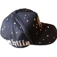 thumbnail image 2 of Dandy Hats x Lost Hills LH Chrome Adjustable Snapback Cotton Canvas Casual Cap, Black, 2 of 6