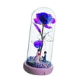 thumbnail image 4 of Rosa iluminada Macarena en cúpula de cristal decoración del hogar, 4 of 8