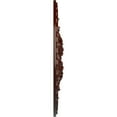 thumbnail image 4 of Ekena Millwork 23 5/8"OD x 3"ID x 2"P Bordeaux Deluxe Ceiling Medallion (Fits Canopies up to 4"), Hand-Painted Brushed Mahogany, 4 of 6
