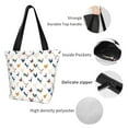 thumbnail image 4 of Honeii Various Rooster Print Women Top Handle Satchel Handbags,Fashion Handbag,Messenger Tote Bag Purse for Women,Shoulder Bag Handbag for Travel, Work, 4 of 6