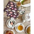 thumbnail image 4 of Easter Bunny Eggs Kitchen Dish Towels for Drying Dishes Set of 2, Spring Leaves Daisy Flowers Vintage Purple Waffle Weave Microfiber Hand Tea Bathroom Towels Quick Dry & Absorbent Towel 15.7x23.6, 4 of 7