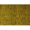 thumbnail image 1 of Ahgly Company Machine Washable Indoor Rectangle Abstract Yellow Modern Area Rugs, 8' x 12', 1 of 4