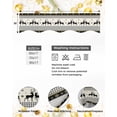 thumbnail image 6 of Black Christmas Fireplace Mantel Scarf Table Runner, Xmas Snowflake Elk Plaid Winter Garland Mantel Top Tablerunners Dresser Scarves Cover Decorations for Windows Party Living Room 60''x17'', 6 of 6