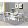 thumbnail image 5 of Global Furniture USA White High Gloss Dining Table, 5 of 8