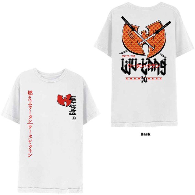 T-Shirt Unisexe Wu-Tang Clan Épées (Impression au Dos)