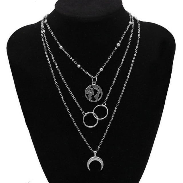 Collar de mujer jinwen Moda Mariposa Colgante Delicado Plata
